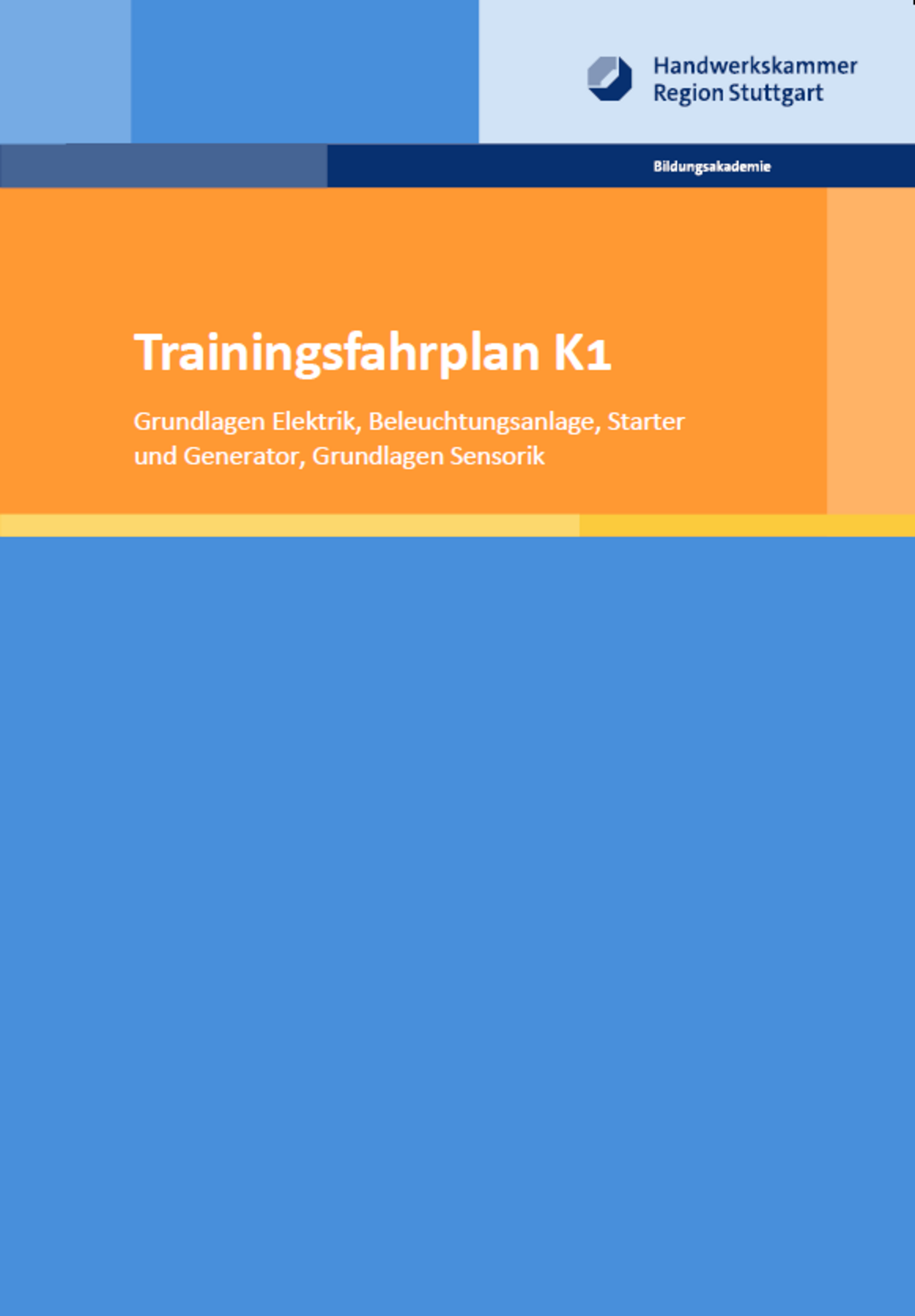Trainingsleitfaden K1
